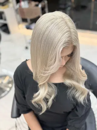 セミロング カラー Lapis渋谷本店 Rikoのヘアスタイル