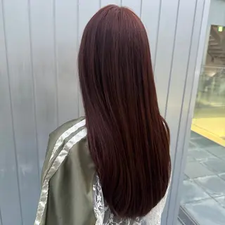 ロング カラー 北岡 優々のヘアスタイル