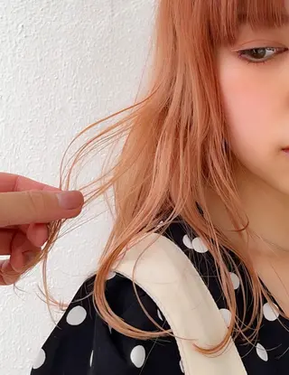 ミディアム カラー ヘアアレンジ 美容室sand 横浜のヘアスタイル