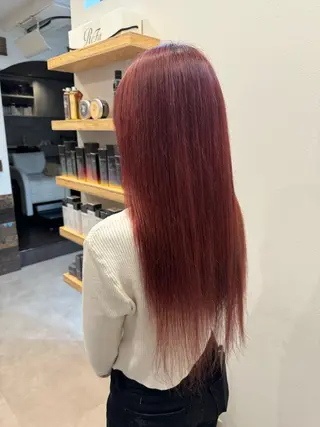 ロング 水口 莉央のヘアスタイル