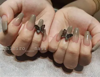 ショート カラー ネイル beauty salon ma'am所属・chihiro 小路ネイルのネイルデザイン