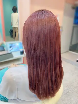ロング カラー 山下 美羽のヘアスタイル