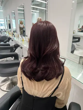 カラー ブリーチなし透明感 💗RYOTAのヘアスタイル