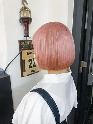 ショート カラー ハイトーンカラー ⭐️NAZUNAのヘアスタイル