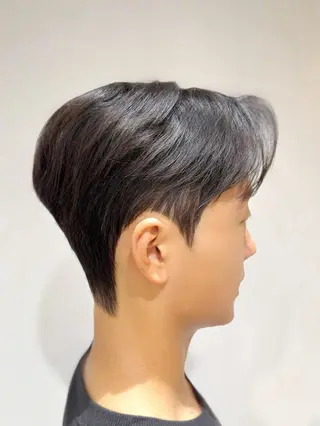 ショート パーマ メンズ 似合わせカット/韓国 特化/梅田/Eveのヘアスタイル