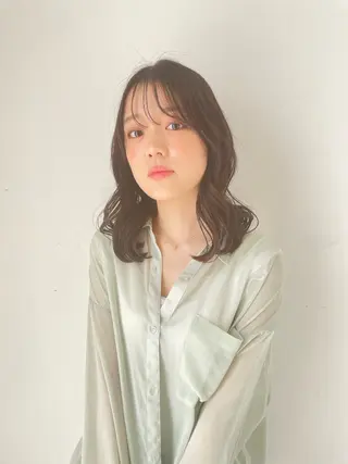 セミロング 美髪特化✨/佐藤 桃花のヘアスタイル