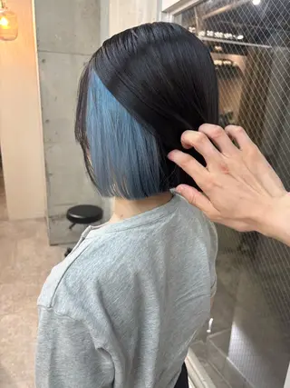 ショート カラー lani hair salon所属・SHOTO ハイトー ン/デザインカラーのヘアスタイル