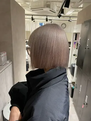 ミディアム カラー 🇰🇷ハイトーン× 韓国レイヤー레이어드のヘアスタイル