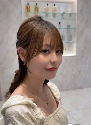 ロング HARUKI  MINATO Japan並木店所属・横畠 樹里のヘアスタイル