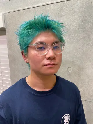 ショート カラー メンズ 韓国レイヤー/透明感 /髪質改善/アジキのヘアスタイル