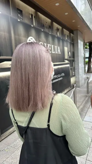 ミディアム 【艶カラー⠀】坂東 要のヘアスタイル