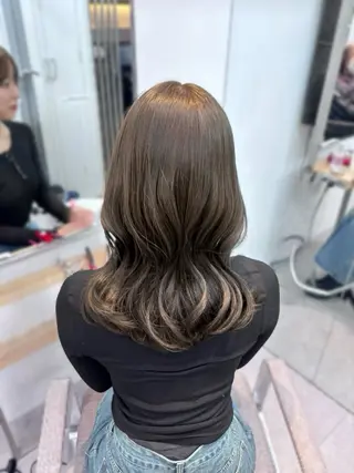 セミロング 透明感/韓国ヘア/ miyu 🎀のヘアスタイル