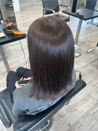 ミディアム 石橋 未有のヘアスタイル