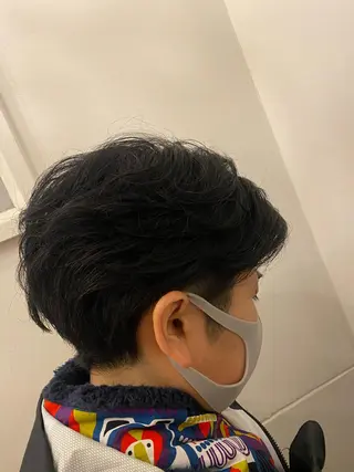 ショート ボブ/透明感カラー 岸本涼奈のヘアスタイル