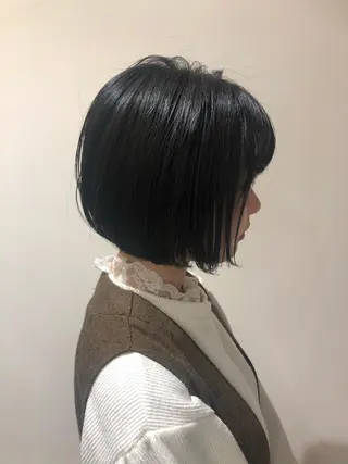 ショート ボブ韓国風レイヤー 髪質改善/畠中ケントのヘアスタイル