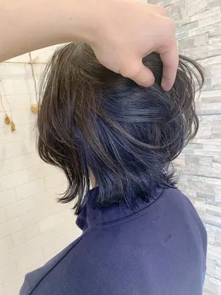 ショート カラー ワタイショウタ 髪質改善✨眉毛サロンのヘアスタイル