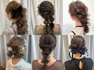 セミロング ヘアアレンジ フラヴ メイクの眉毛・アイブロウイメージ