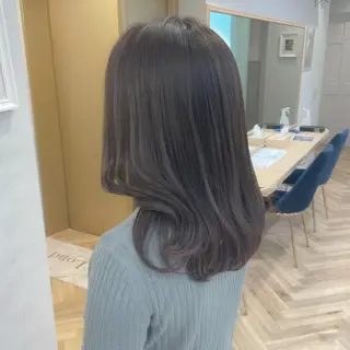 ミディアム 産休中2026.4月 復帰予定/野崎華代のヘアスタイル