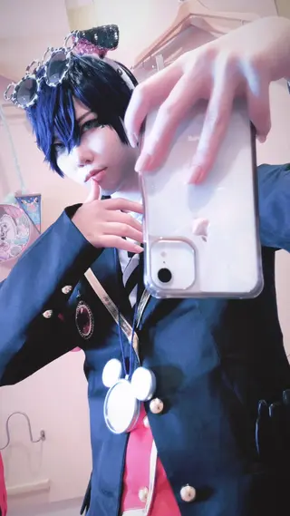 ショート カラー ヘアアレンジ メンズ アニメ髪・ウルフ🦇 樋口莉夏のヘアスタイル