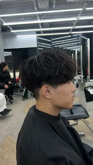 パーマ 🌀ソヘル/シャドウ ✨/メンズパーマ/栄のヘアスタイル