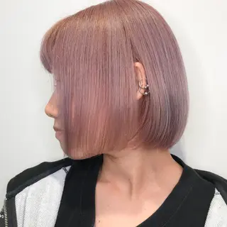 ショート カラー AUBE shinjuku所属・ア イカのヘアスタイル