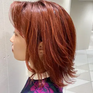 ミディアム ココロ☀️ CLUTCH天王寺店のヘアスタイル