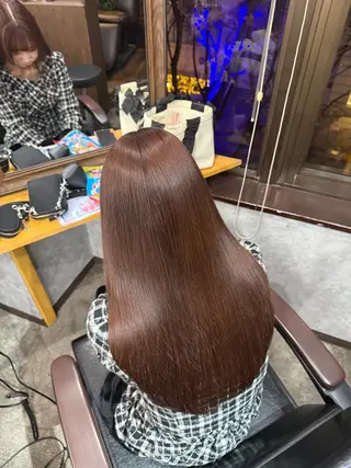 ロング カラー 髪質改善 /美髪矯正🫧ゆたかのヘアスタイル