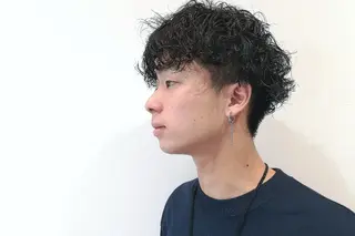 ショート パーマ メンズ ill副店長 立和田純也のヘアスタイル