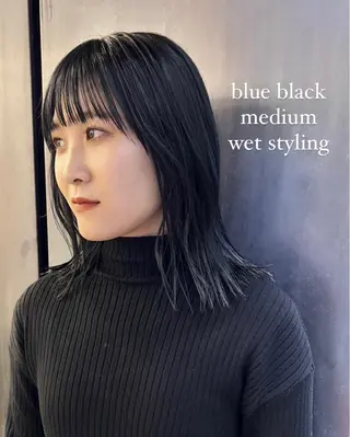 ミディアム カラー カラー系/カット特化 🟠オオタキマサシのヘアスタイル