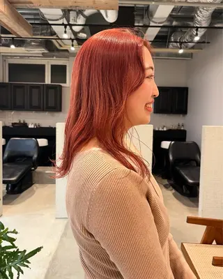 カラー 🍒暖色カラー🍒 ueno aiのヘアスタイル