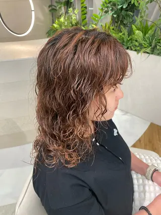 ロング パーマ Toiro 横浜所属・🎀レイヤー/パーマ カラー/ai🎀のヘアスタイル