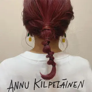 ミディアム カラー mir所属・柿沼 未夢のヘアスタイル