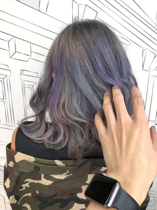 ミディアム カラー レイヤー⭐️カラー ⭐️平川雅史のヘアスタイル