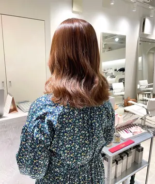 ロング カラー 林 千聖のヘアスタイル