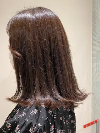 ミディアム カラー マツモト カラー/ショートボブのヘアスタイル