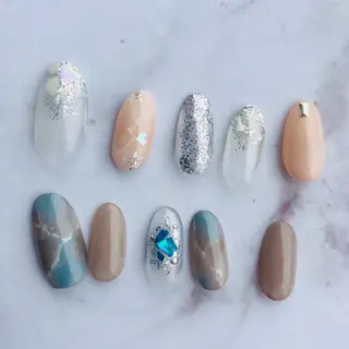 ネイル nail salon ラピスラズリのネイルデザイン