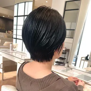 ショート ELLE salon サエのヘアスタイル