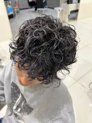 ショート パーマ メンズ TABOO.i 早野太郎のヘアスタイル