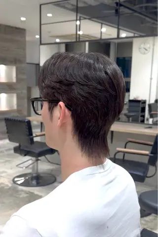 ショート カラー パーマ ヘアアレンジ メンズ IVY表参道所属・ヘアメイク小野リエ 韓国ハーフ🦊のヘアスタイル