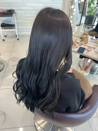 ロング カラー ヘアアレンジ 裾カラー/Aya🥀のヘアスタイル