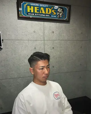 ショート メンズ 加藤 直輝のヘアスタイル