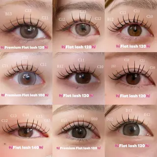 マツエク・マツパ Ren♡梅田┋束感 マツエク┋パリエクのマツエク・マツパデザイン