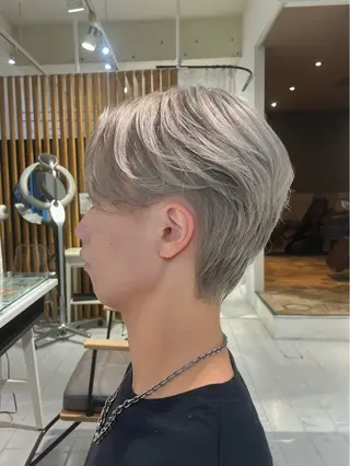 ショート パーマ メンズ 🇰🇷韓国風カット 🇰🇷　鈴木海斗のヘアスタイル