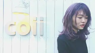 ミディアム カラー coii コイ【原宿/表参道】のヘアスタイル