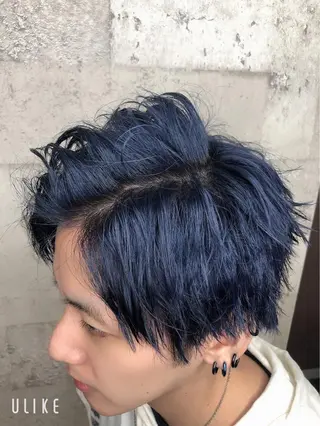 カラー メンズ PANOL 秀島のヘアスタイル
