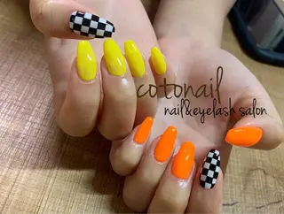 ロング ネイル ツメトマツゲ .のネイルデザイン