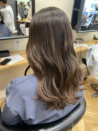 ロング 韓国ヘア/レイヤー 🇰🇷/艶髪/長橋のヘアスタイル