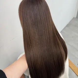 ロング カラー ヘアアレンジ ブリーチなしカラー /ベージュ/安形翔のヘアスタイル