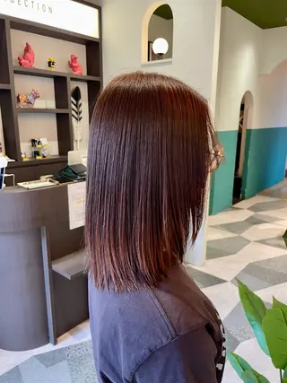 セミロング 内藤 すずなのヘアスタイル