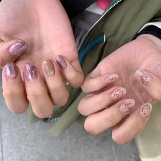 ネイル マツエク・マツパ AMI ウルフパーマ/メンズのヘアスタイル